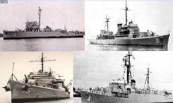 4 chiến hạm VNCH tham gia bảo vệ, giành lại Hoàng Sa: HQ10, HQ5, HQ16, HQ4